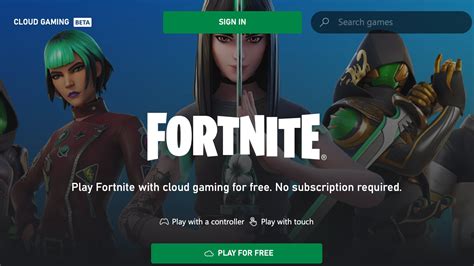 xbox cloud games fortnite|xbox cloud gaming fortnite uk.